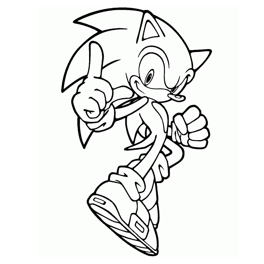 Sonic Ausmalbilder 637