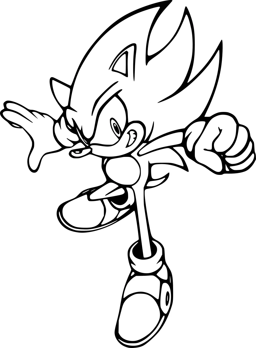 Sonic Ausmalbilder 692