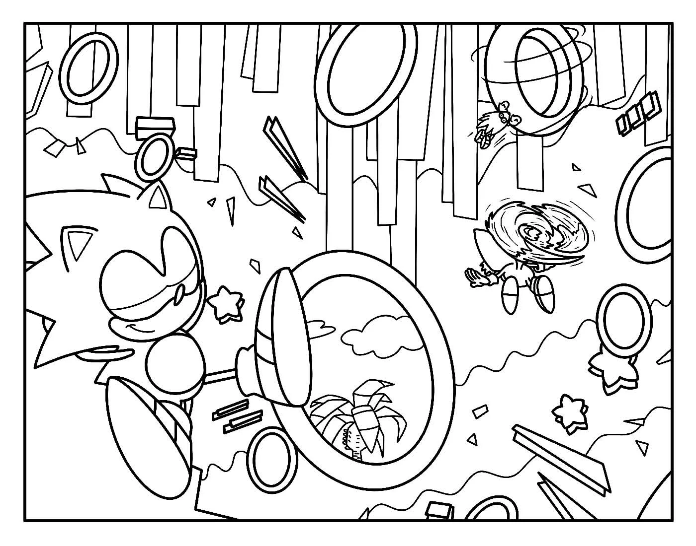 Sonic Ausmalbilder 725