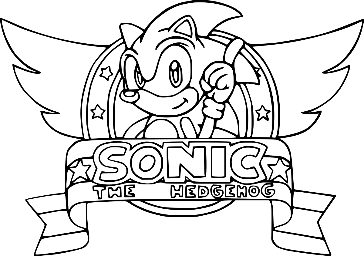 Sonic Ausmalbilder 734