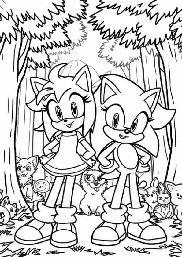 Sonic Ausmalbilder 811
