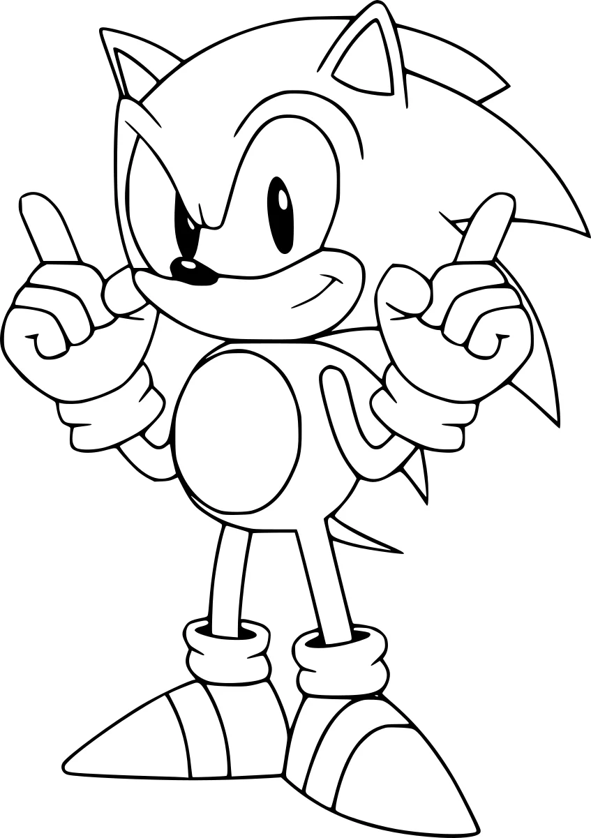 Sonic Ausmalbilder 863