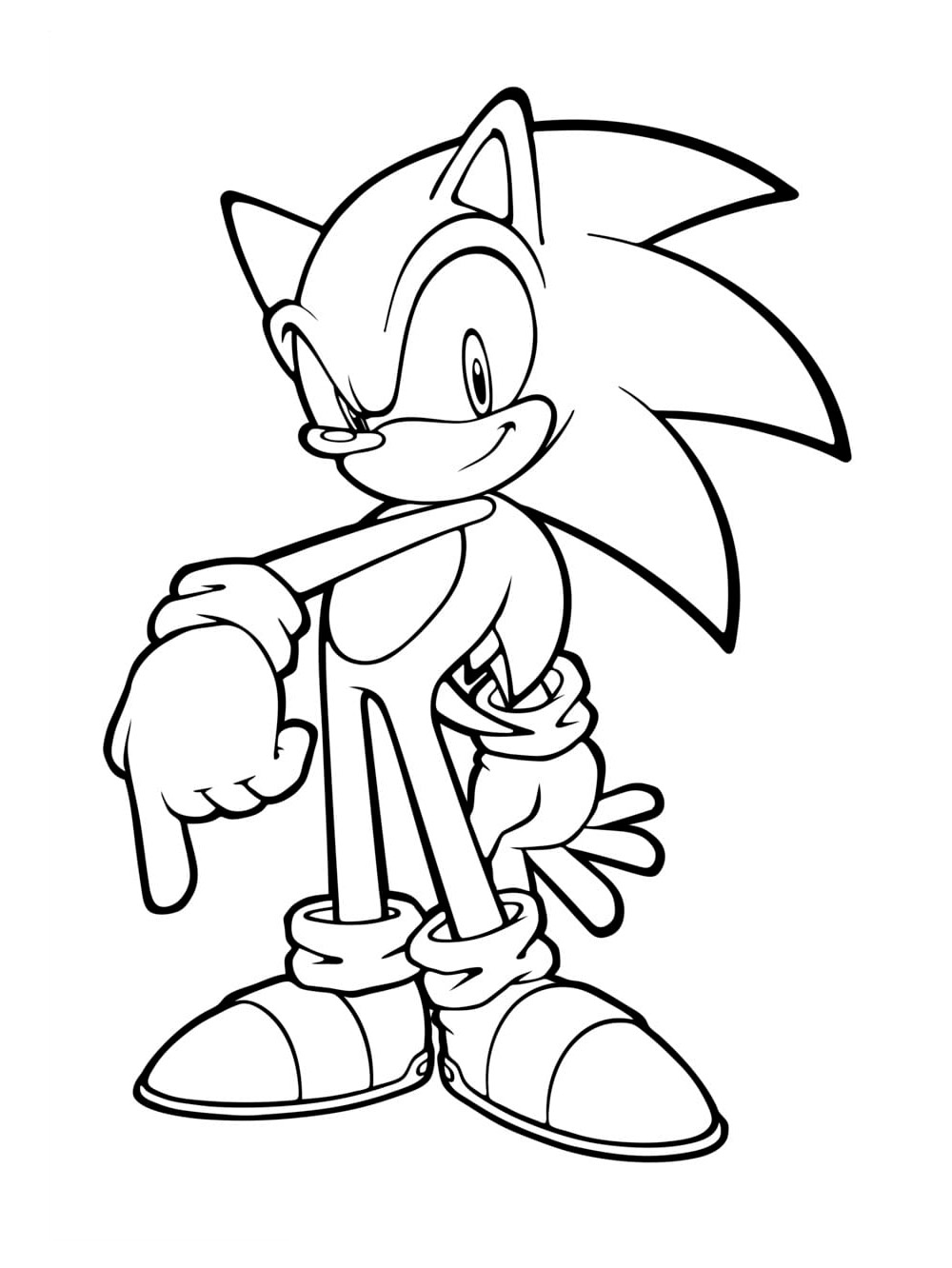 Sonic Ausmalbilder 874