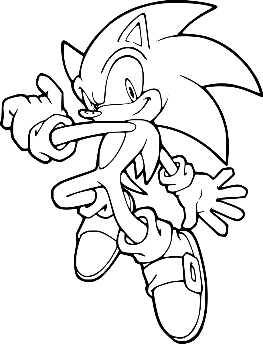 Sonic Ausmalbilder 943