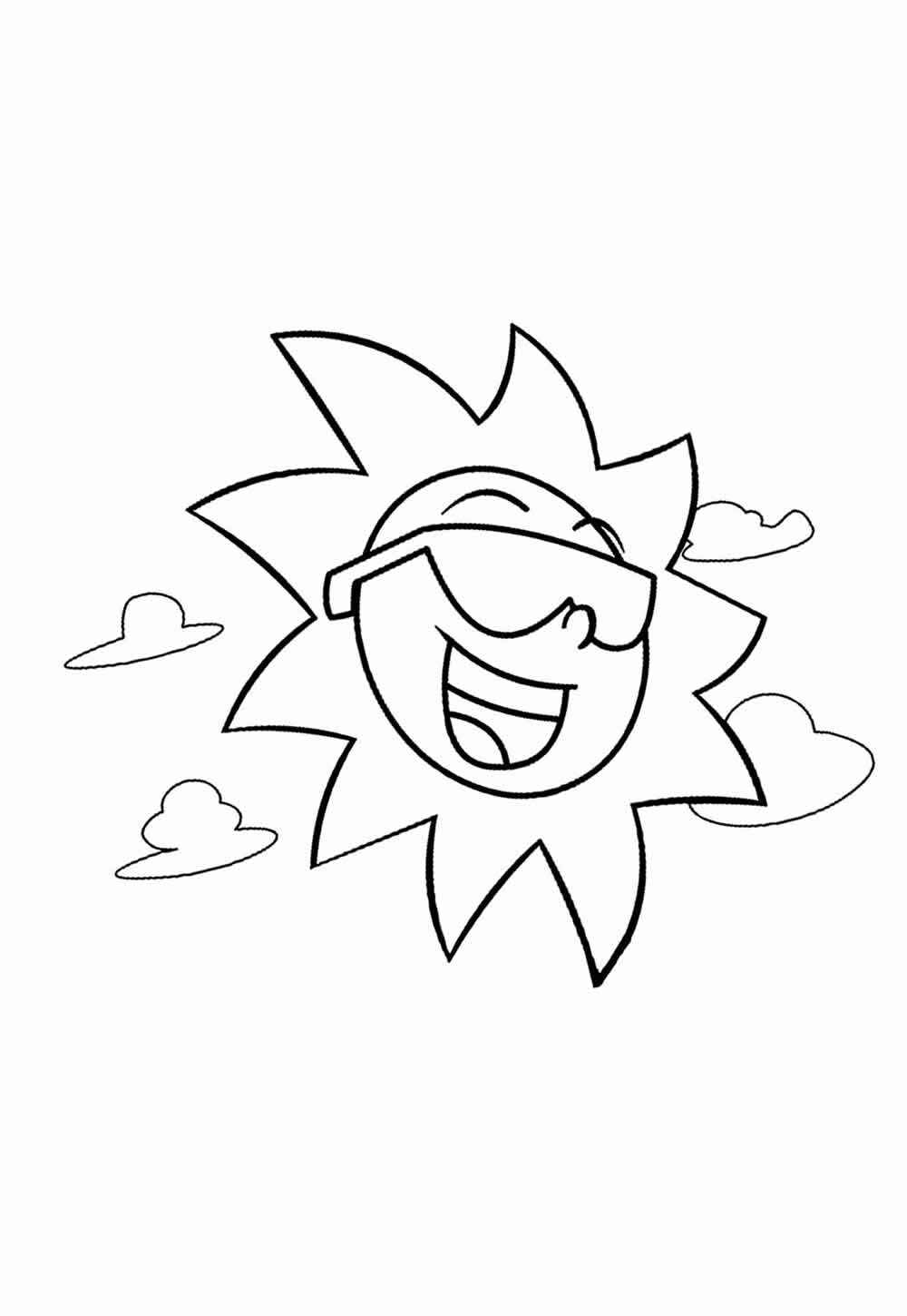 Sonne Ausmalbilder 051