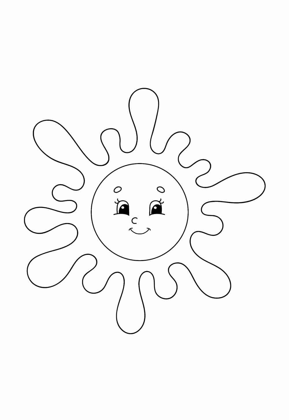 Sonne Ausmalbilder 094