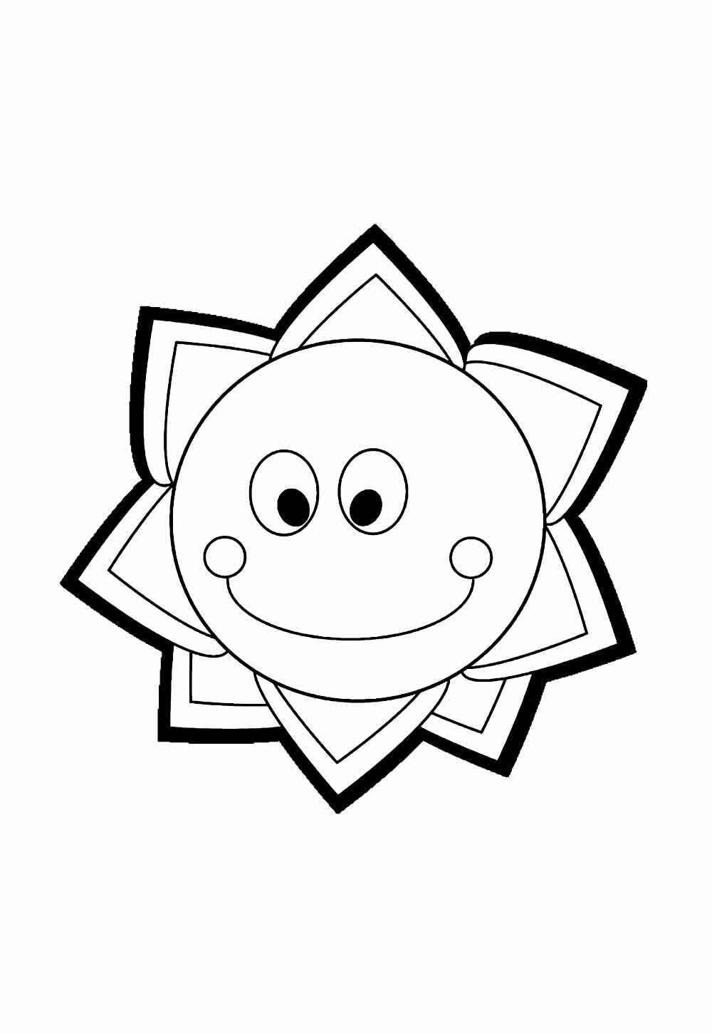 Sonne Ausmalbilder 099