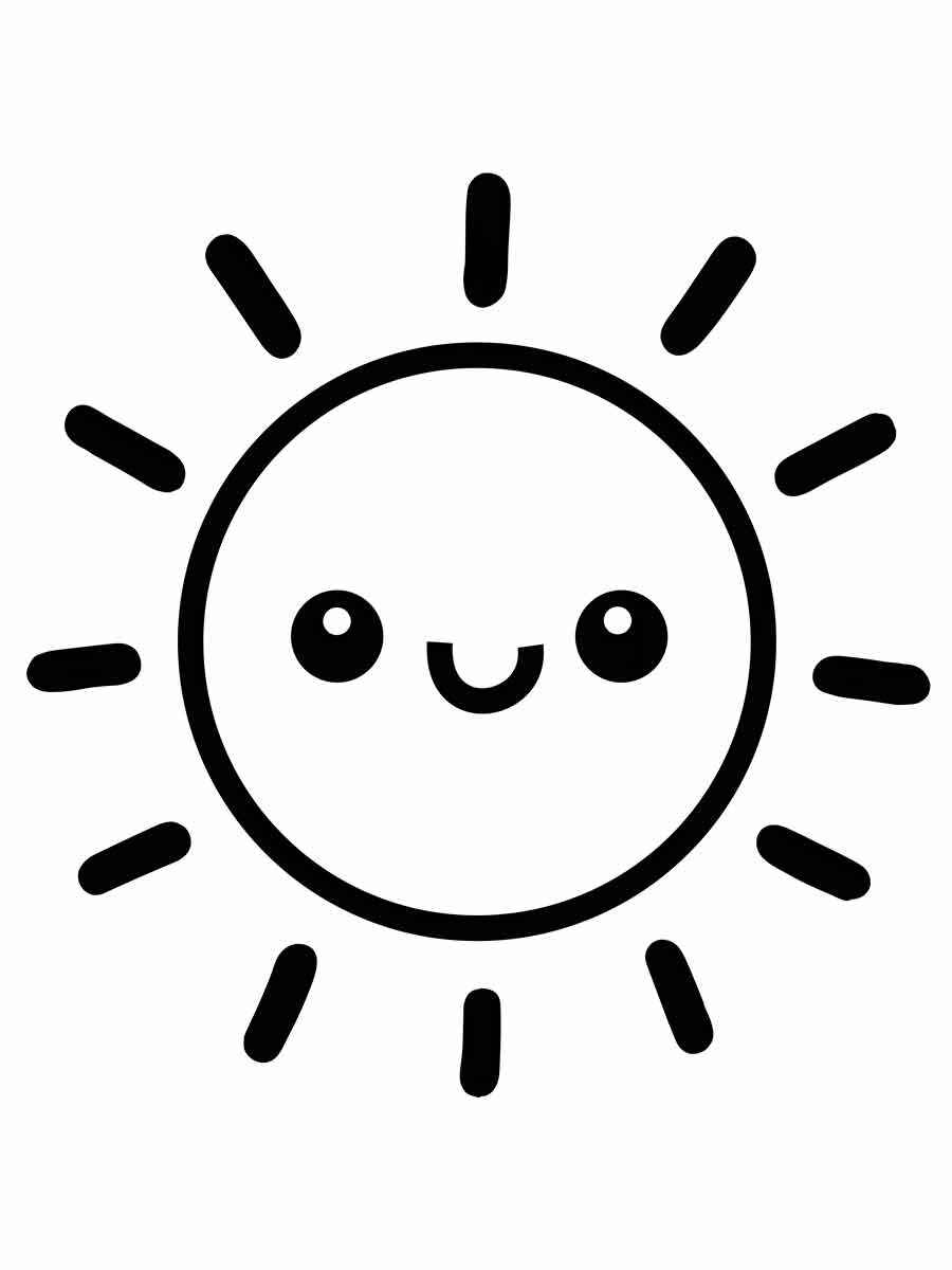 Sonne Ausmalbilder 287