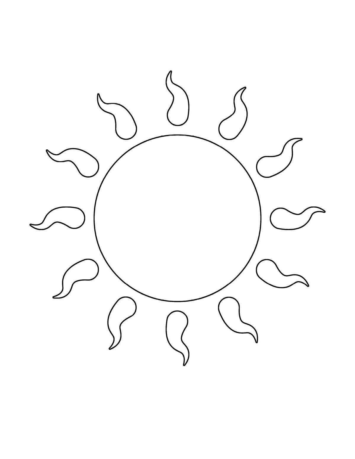 Sonne Ausmalbilder 289