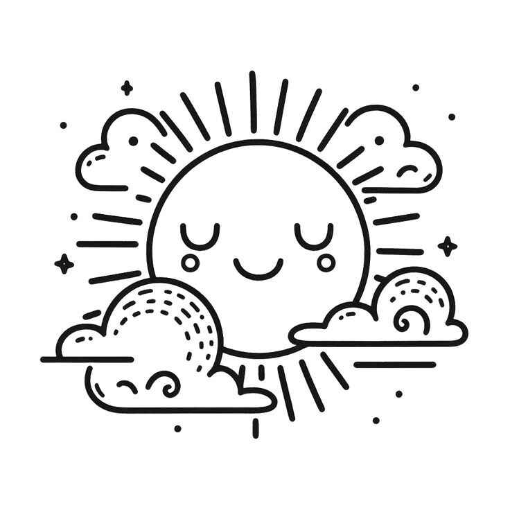 Sonne Ausmalbilder 303