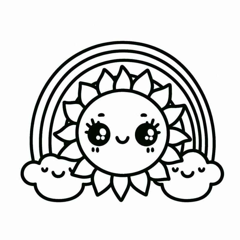 Sonne Ausmalbilder 462