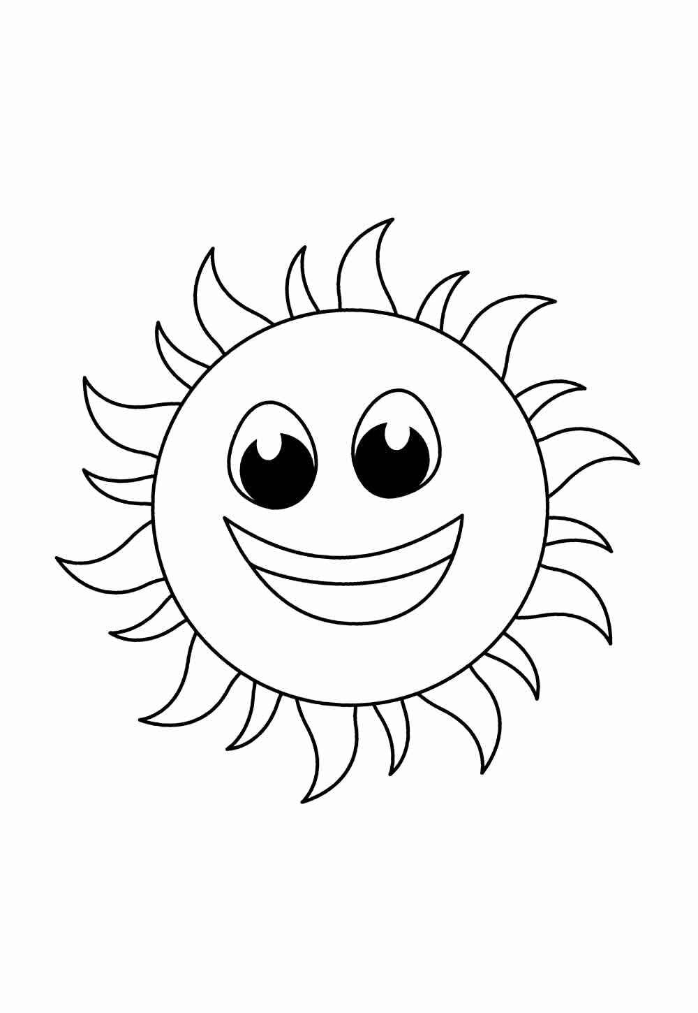 Sonne Ausmalbilder 679