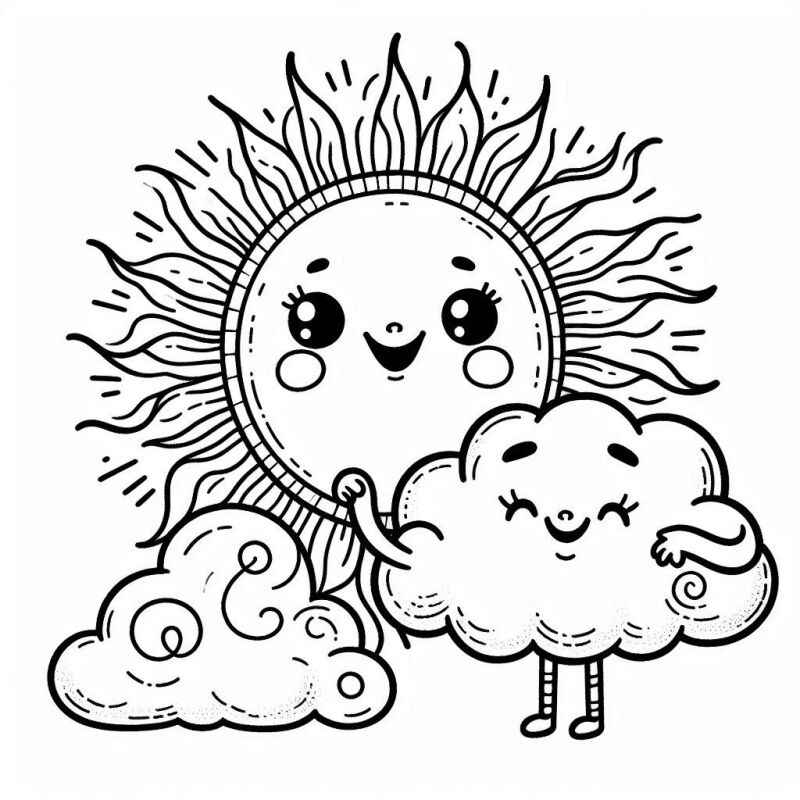 Sonne Ausmalbilder 751