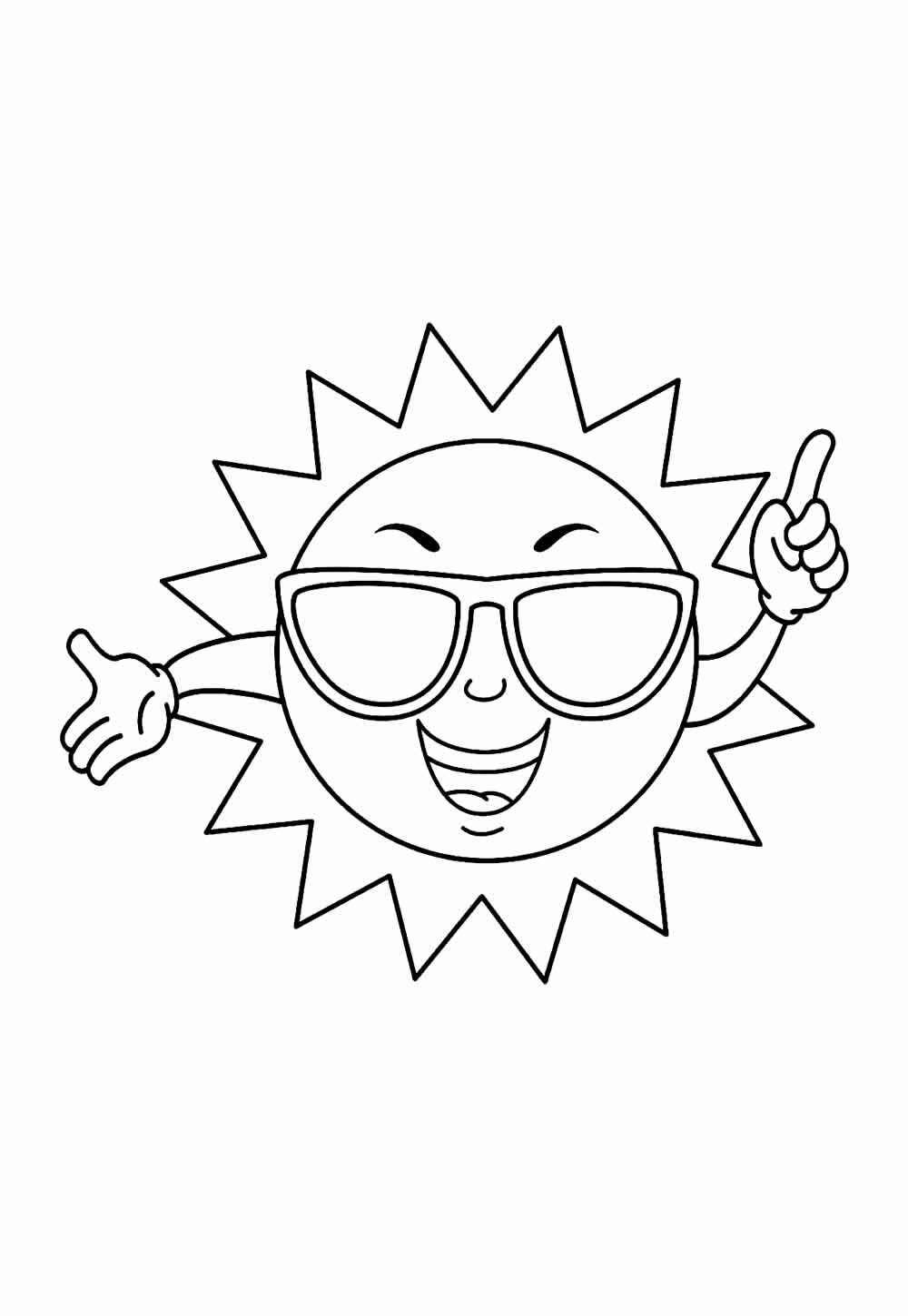 Sonne Ausmalbilder 761