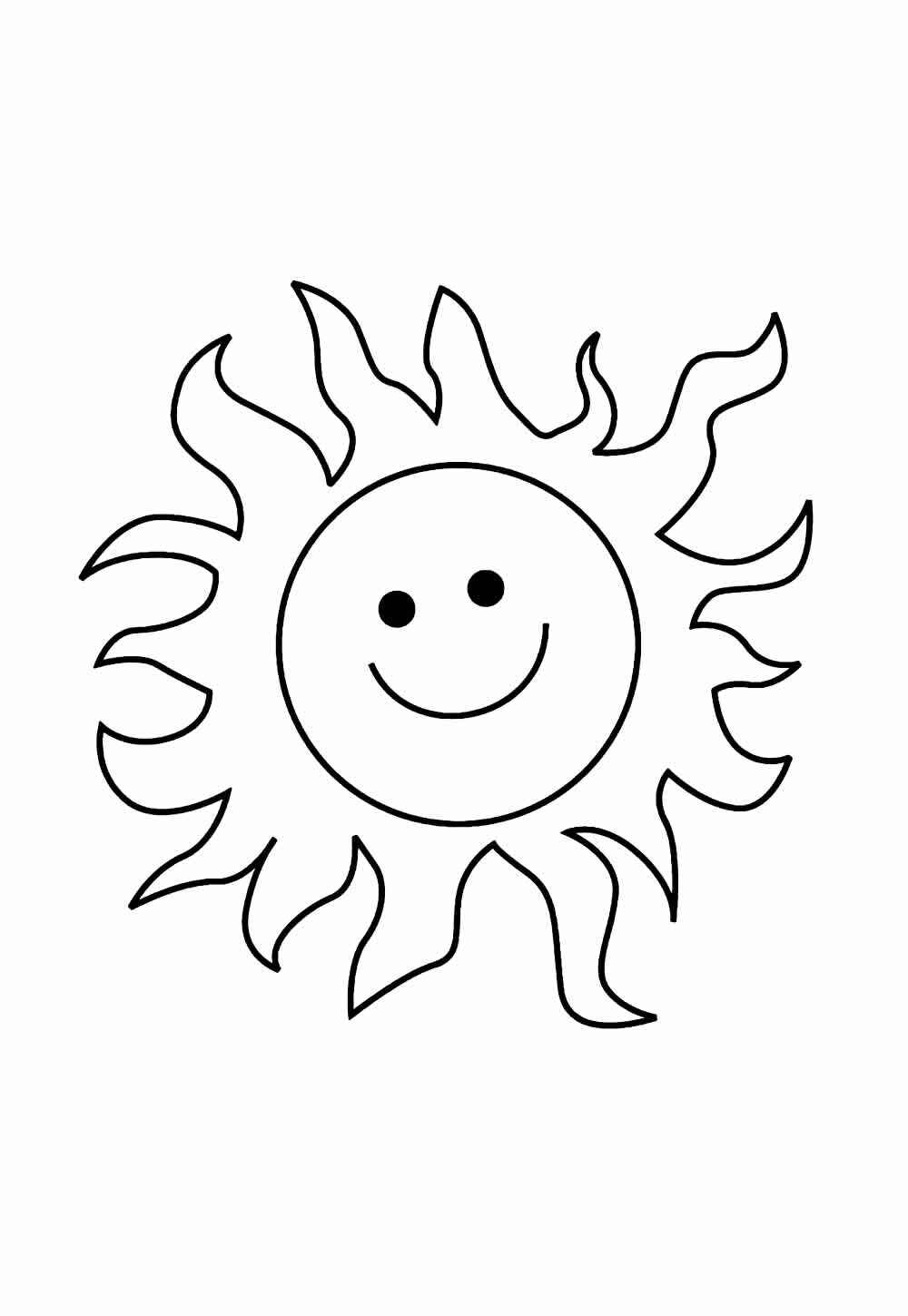 Sonne Ausmalbilder 942