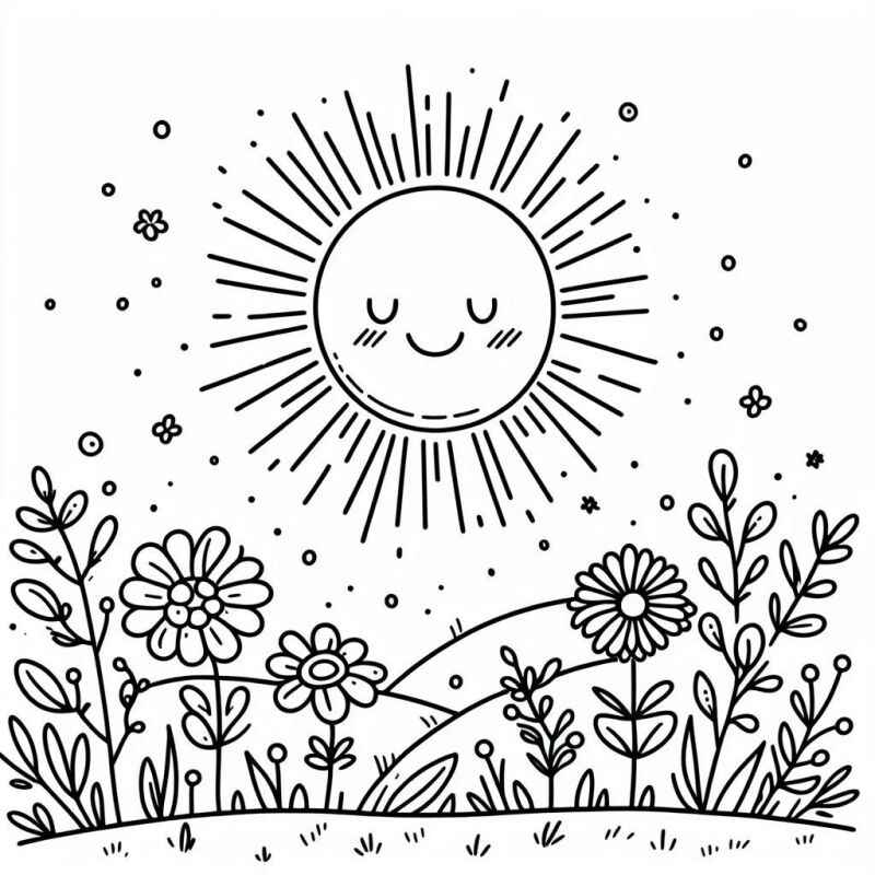 Sonne Ausmalbilder 954