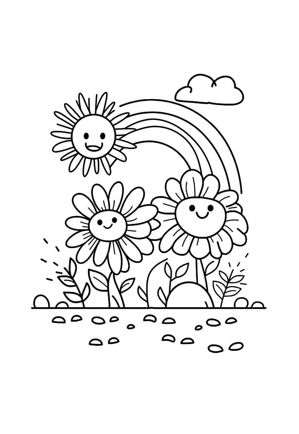 Sonnenblume Ausmalbilder 351