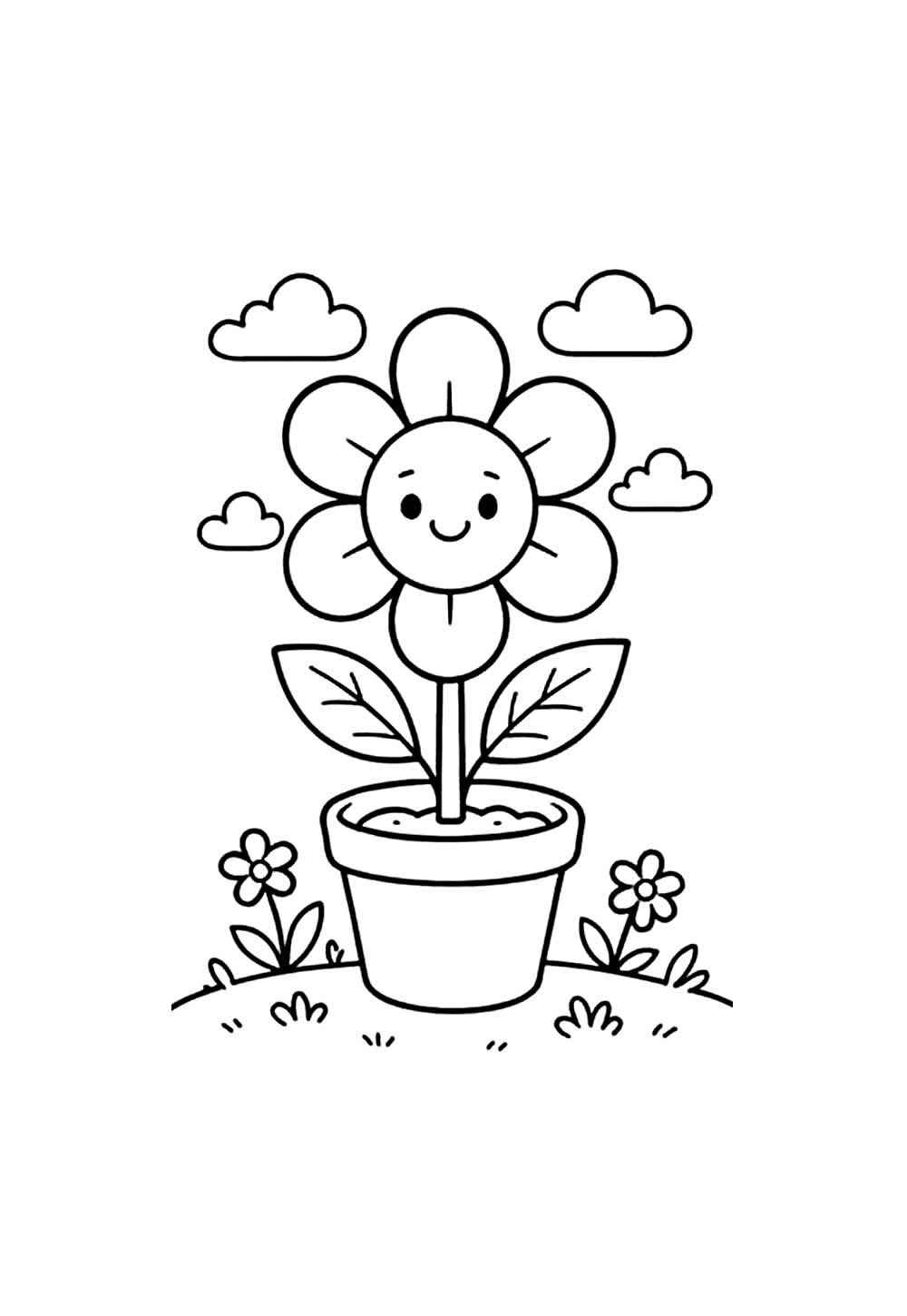 Sonnenblume Ausmalbilder 638