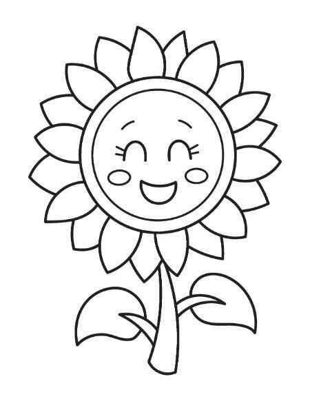 Sonnenblume Ausmalbilder 923