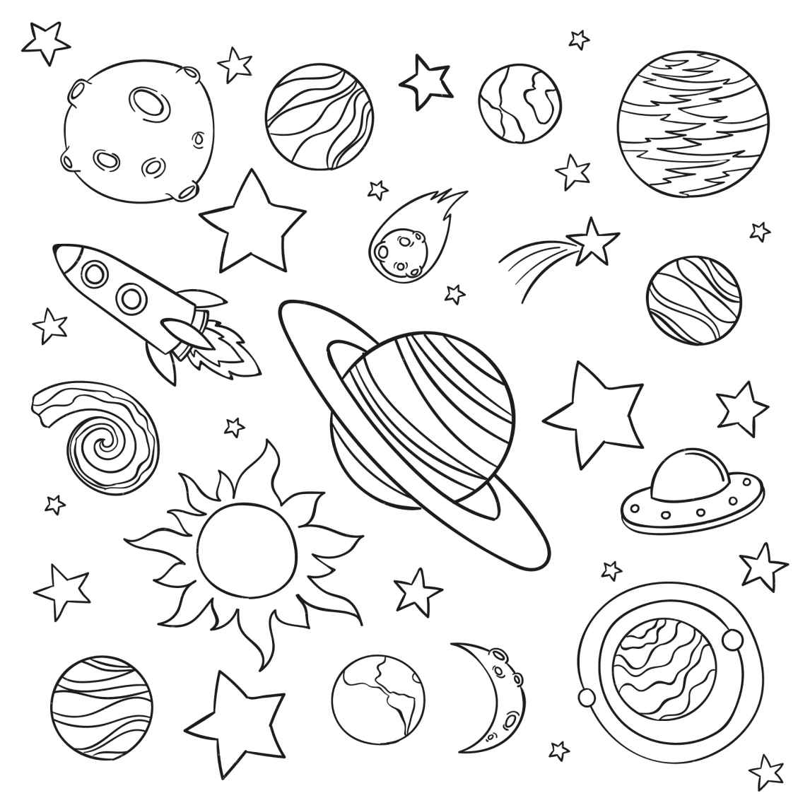 Sonnensystem Ausmalbilder 232