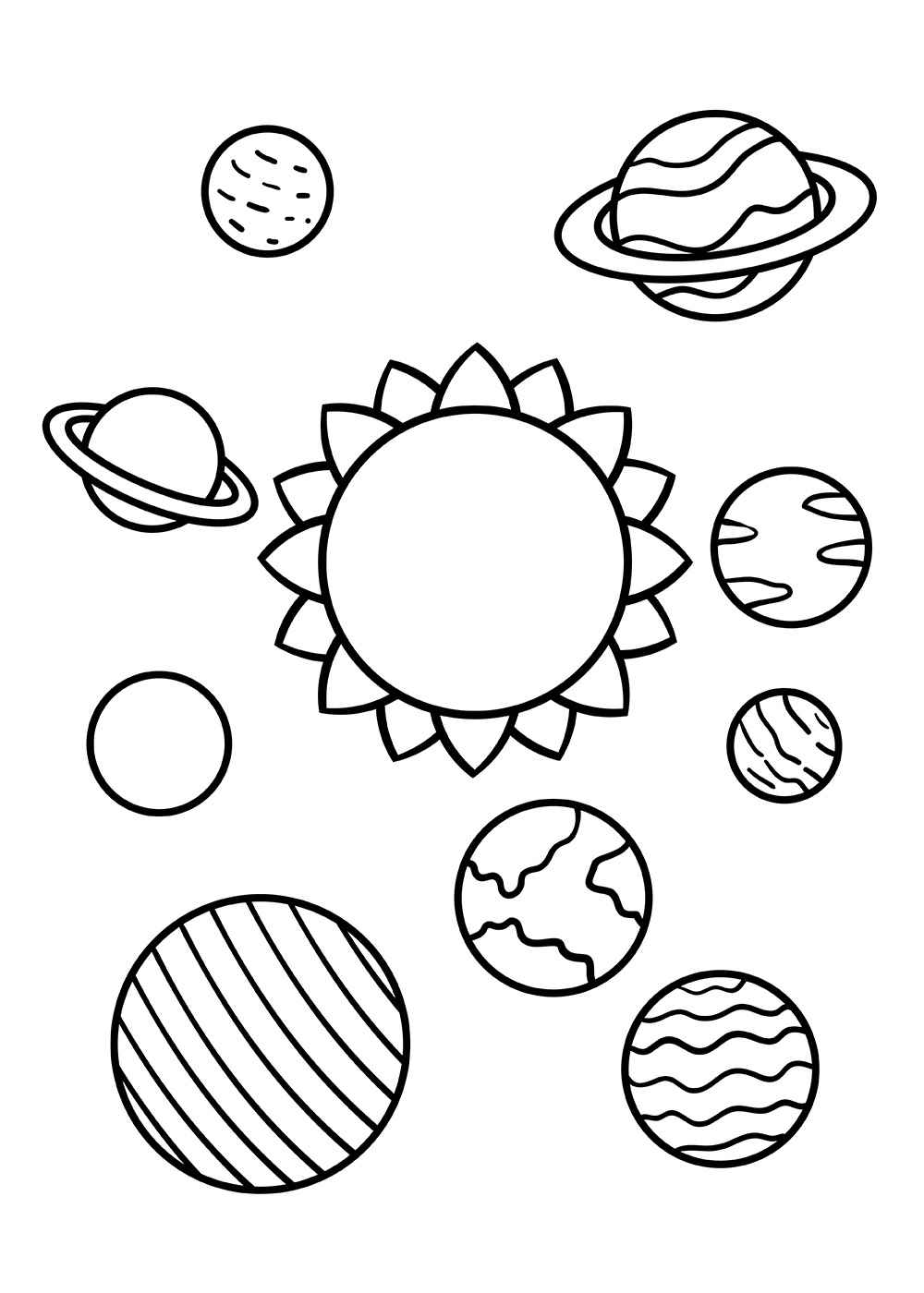 Sonnensystem Ausmalbilder 432