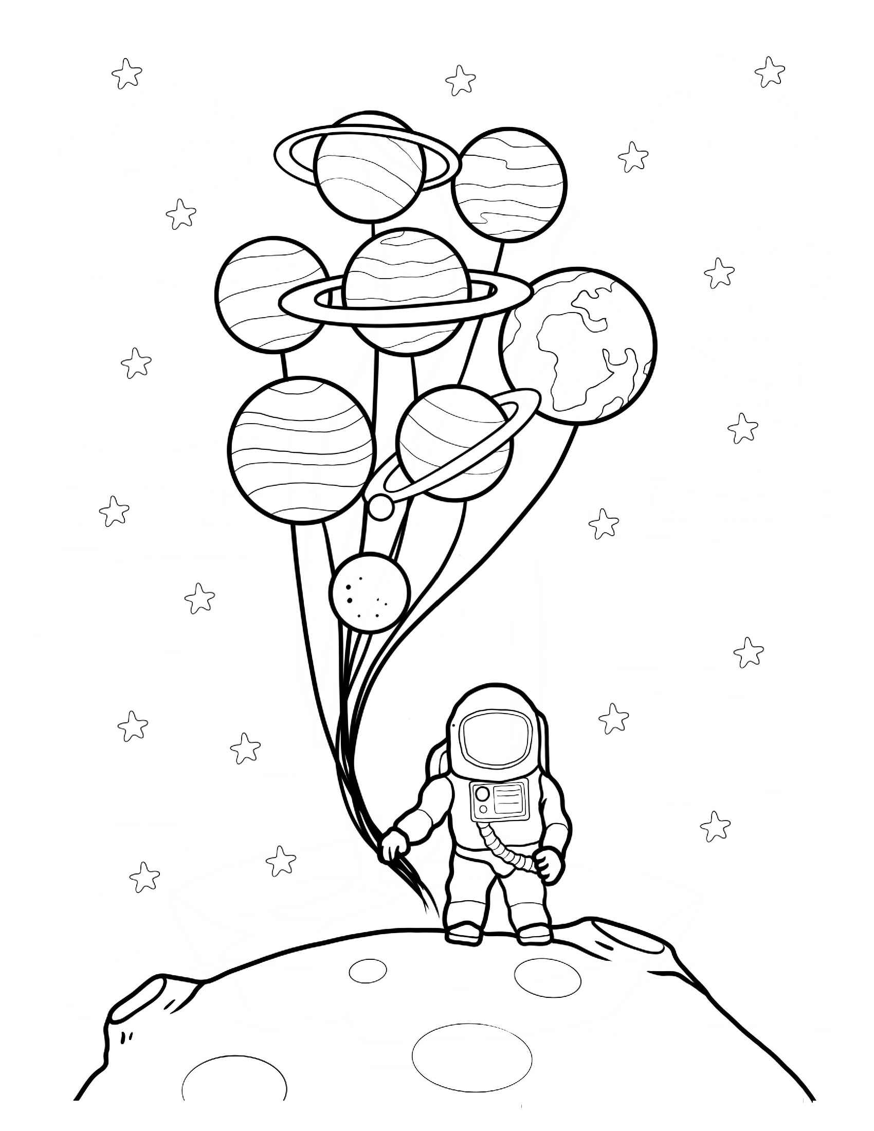 Sonnensystem Ausmalbilder 724