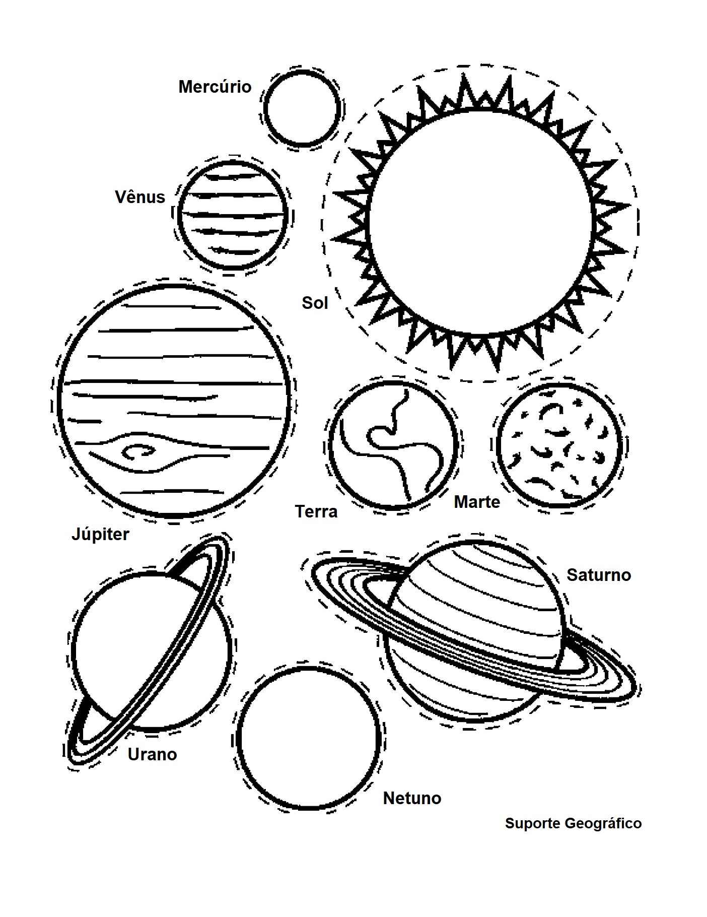 Sonnensystem Ausmalbilder 789