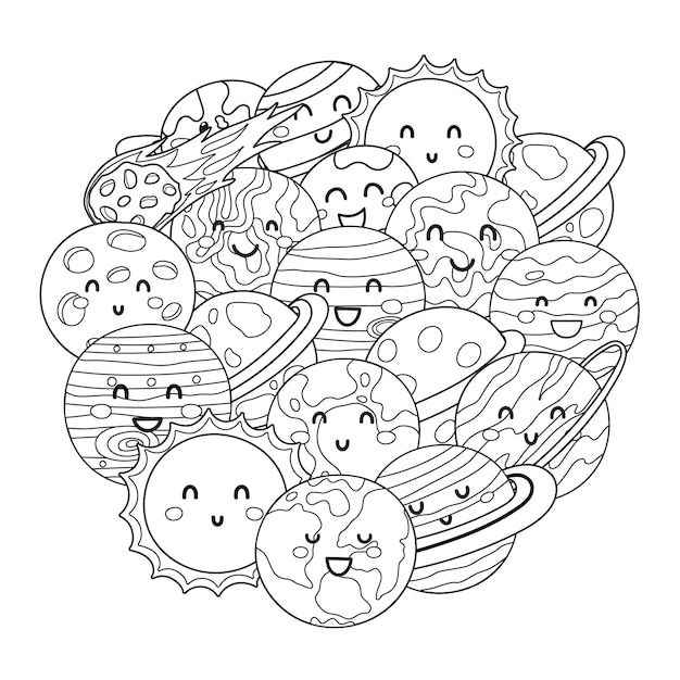 Sonnensystem Ausmalbilder 813