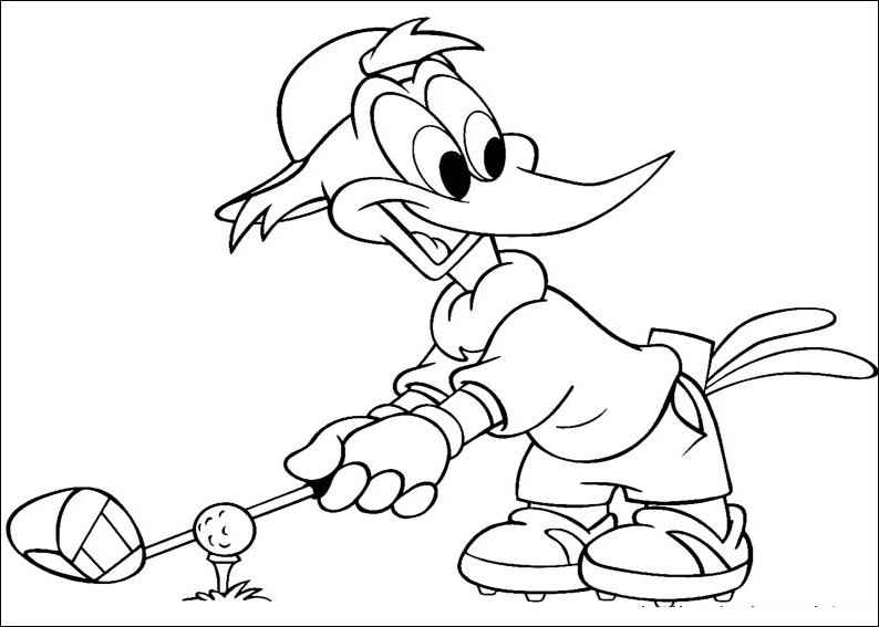 Specht Ausmalbilder 493