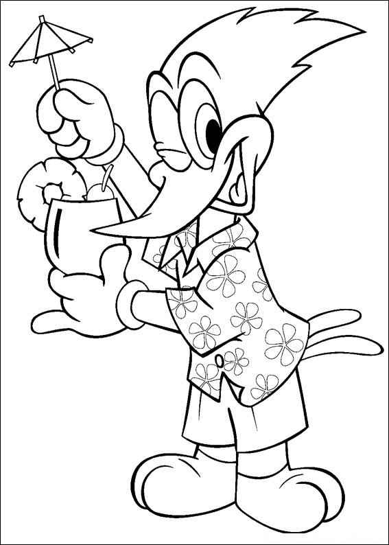 Specht Ausmalbilder 617