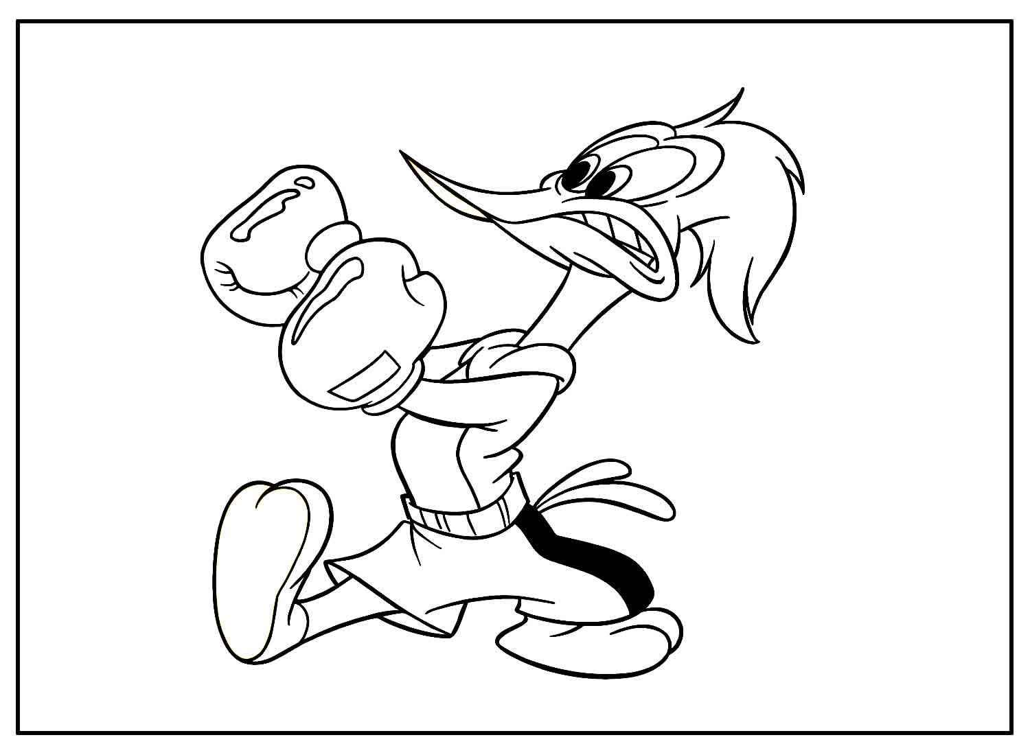 Specht Ausmalbilder 670