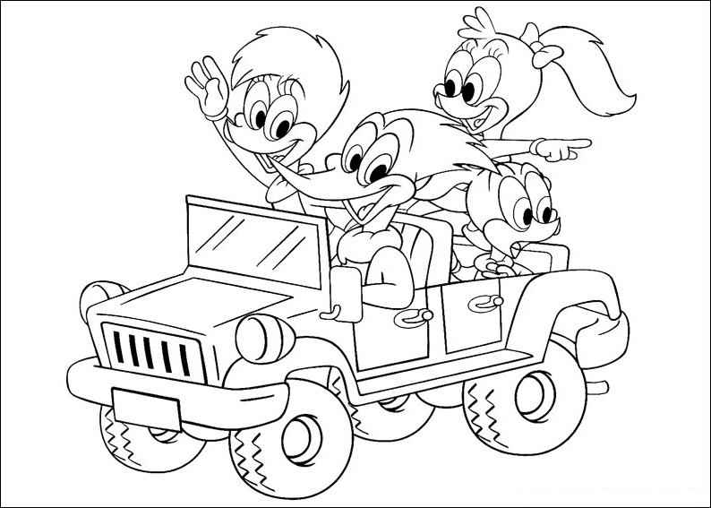 Specht Ausmalbilder 694