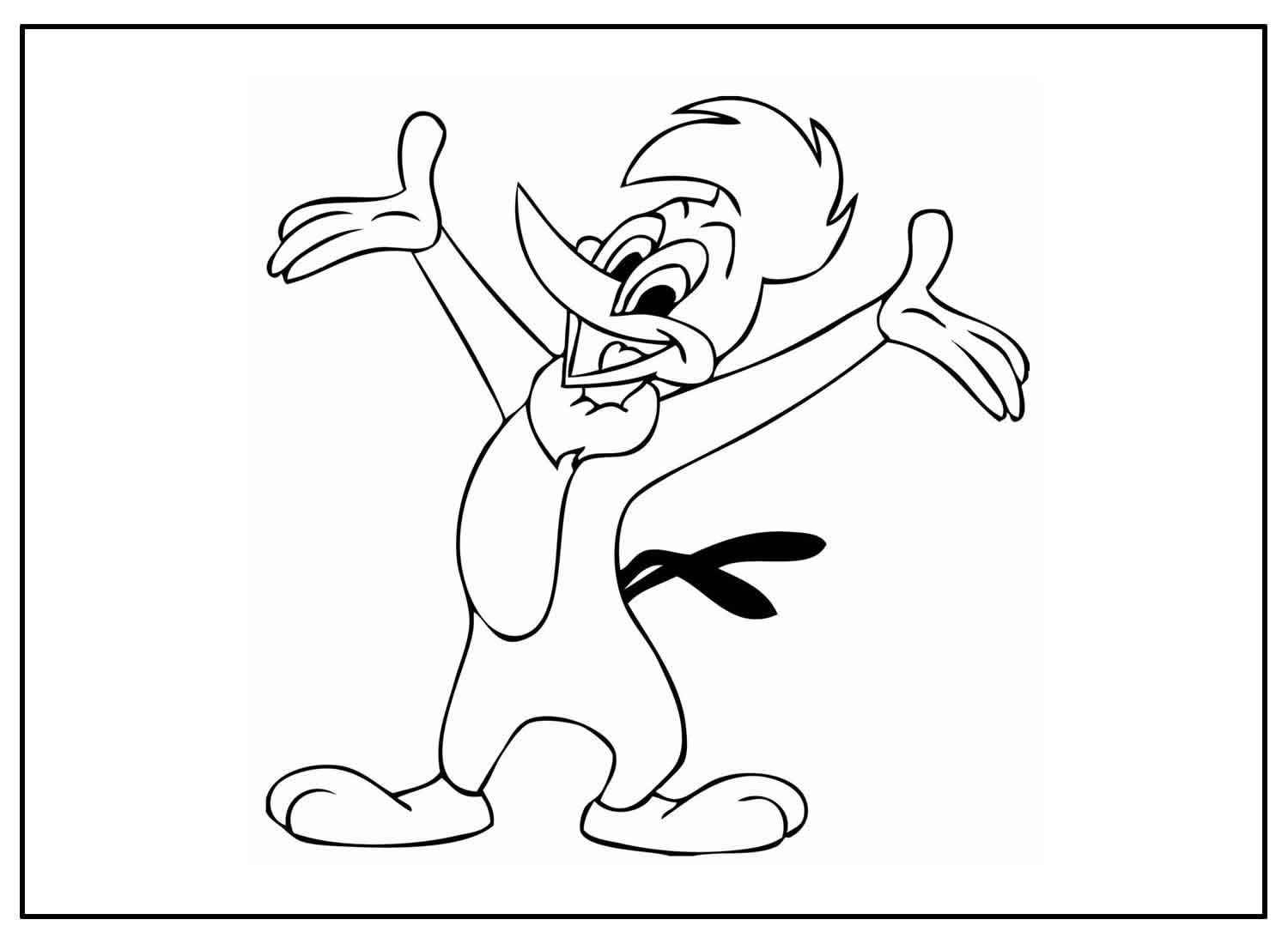 Specht Ausmalbilder 796