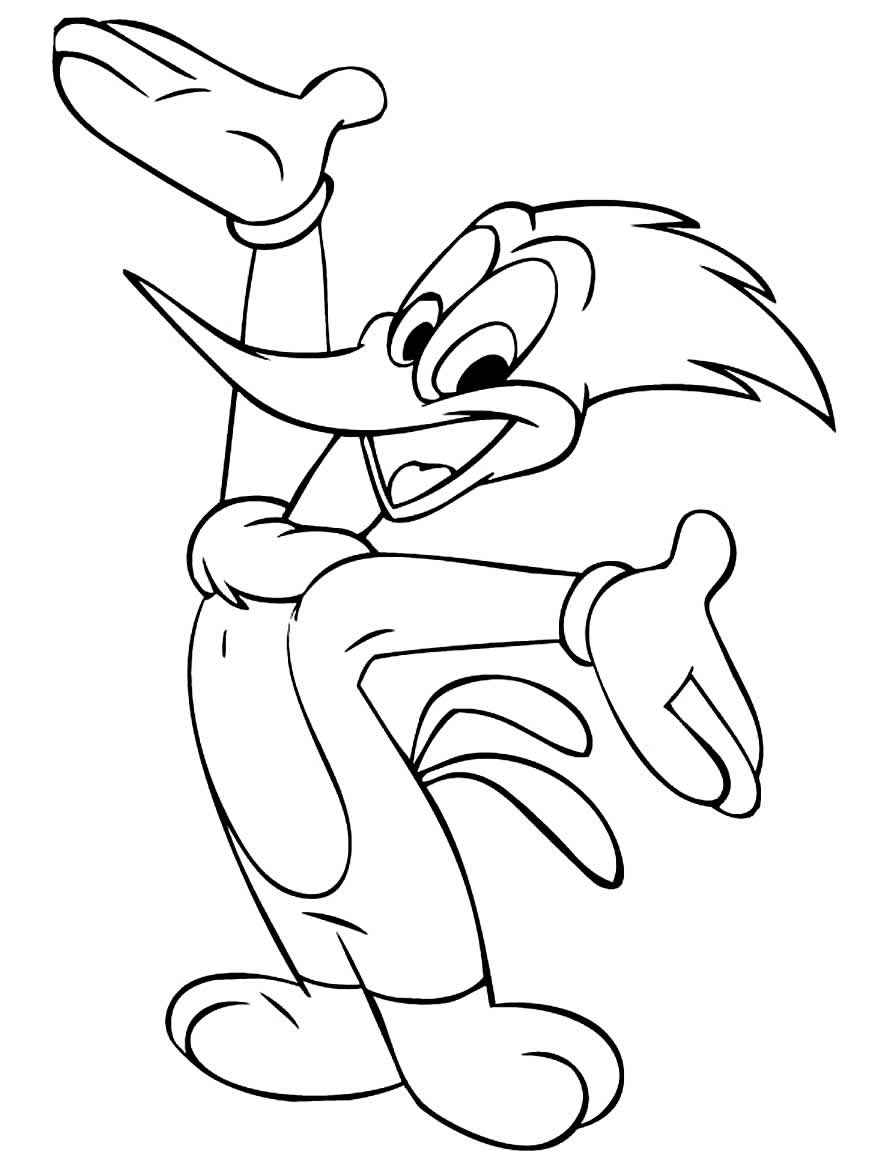 Specht Ausmalbilder 911