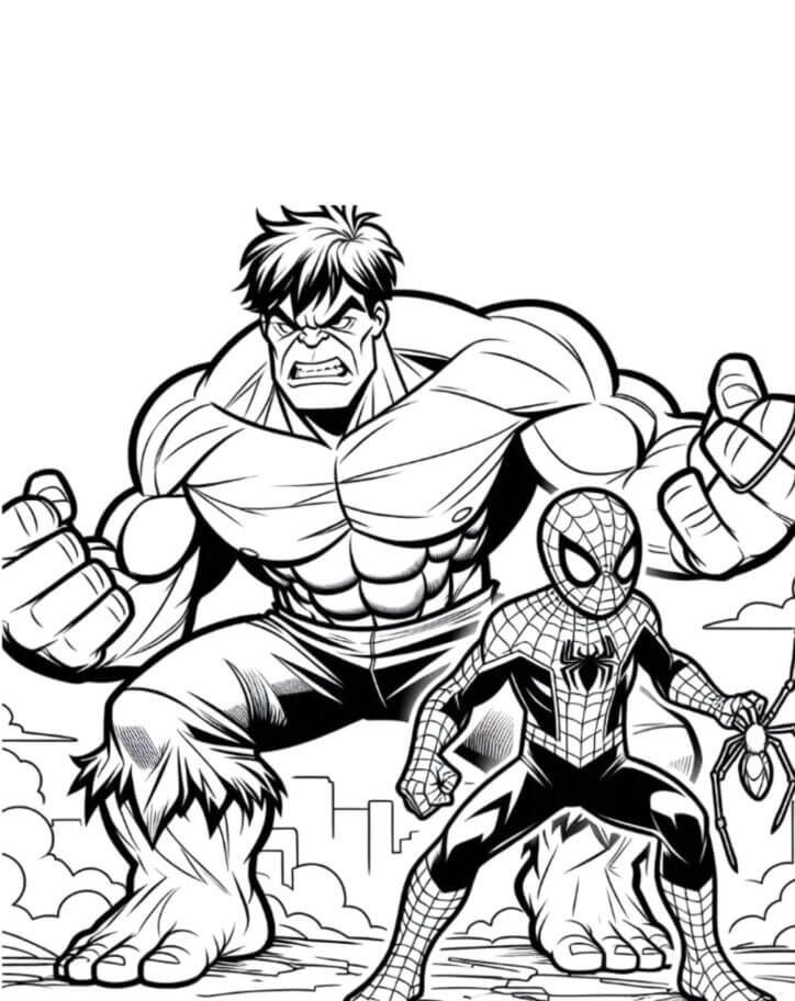 Spiderman Ausmalbilder 044