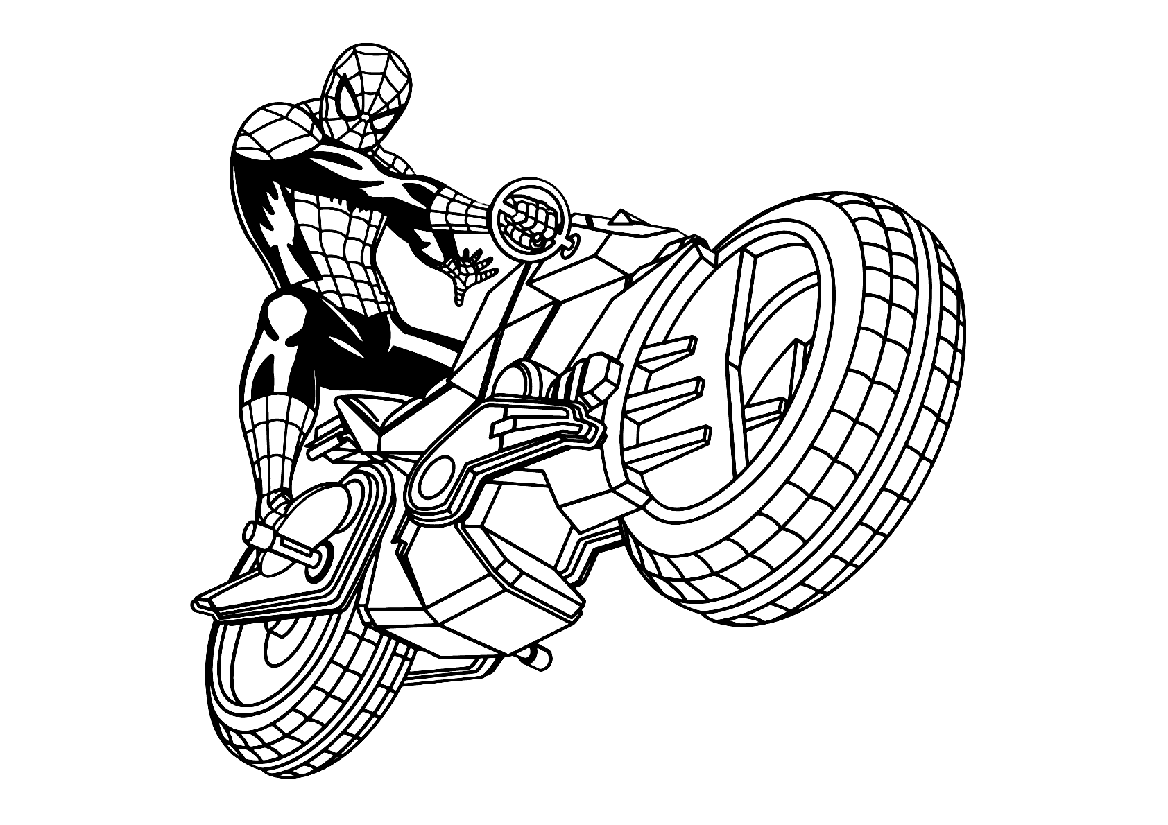 Spiderman Ausmalbilder 048