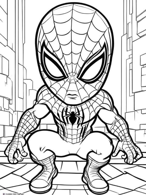 Spiderman Ausmalbilder 375