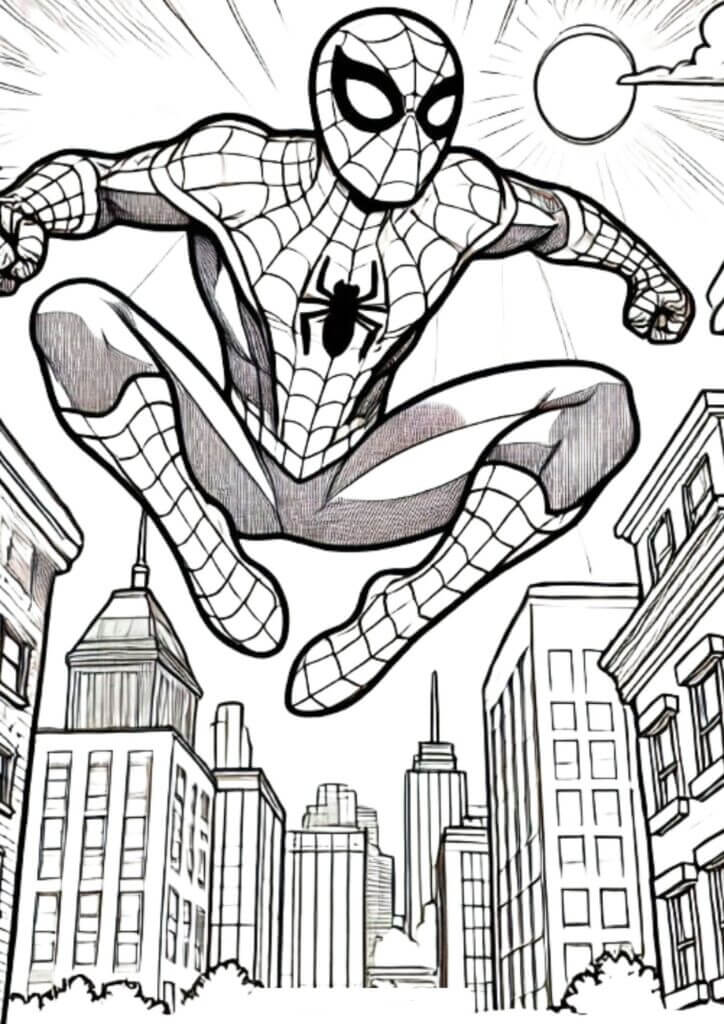 Spiderman Ausmalbilder 453