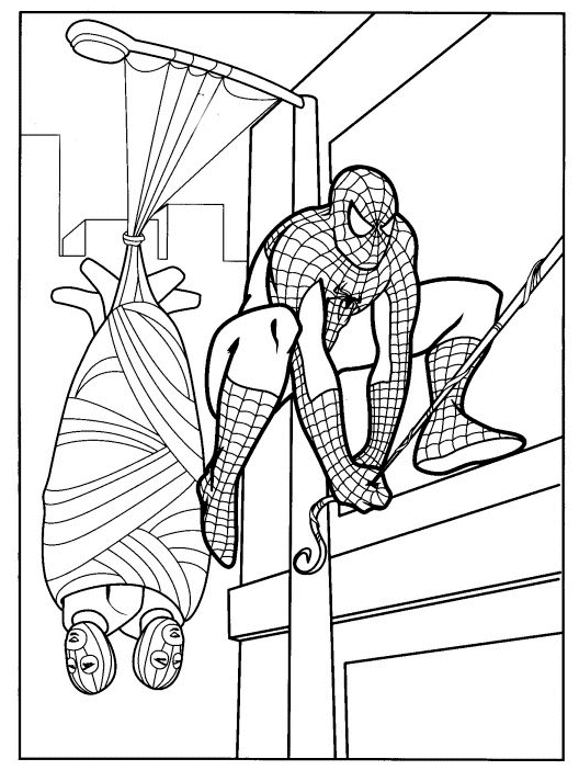 Spiderman Ausmalbilder 481
