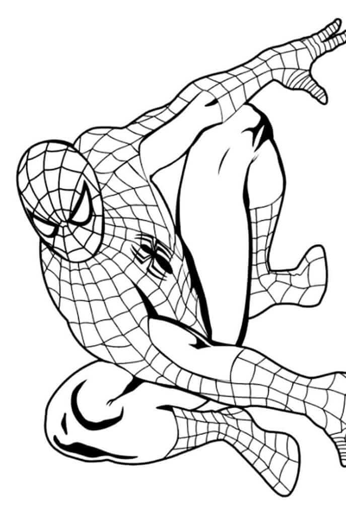 Spiderman Ausmalbilder 550