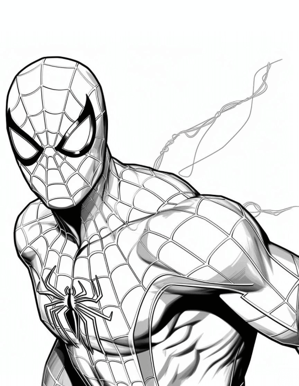 Spiderman Ausmalbilder 562