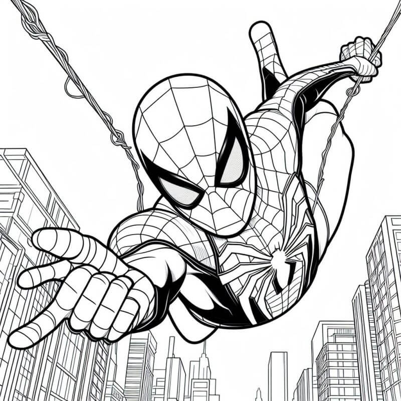 Spiderman Ausmalbilder 780