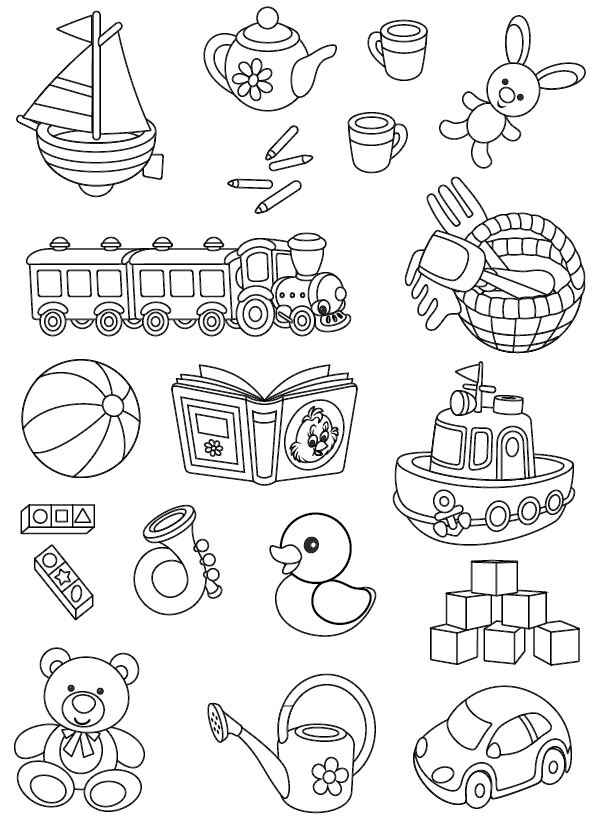 Spielzeug Ausmalbilder 431