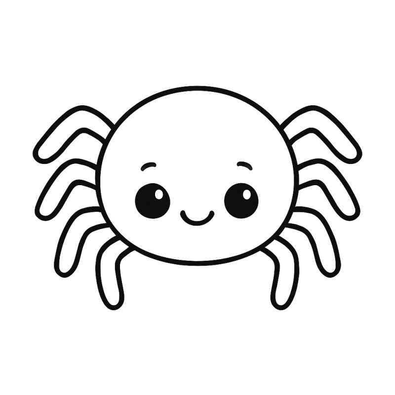 Spinnen Ausmalbilder 092