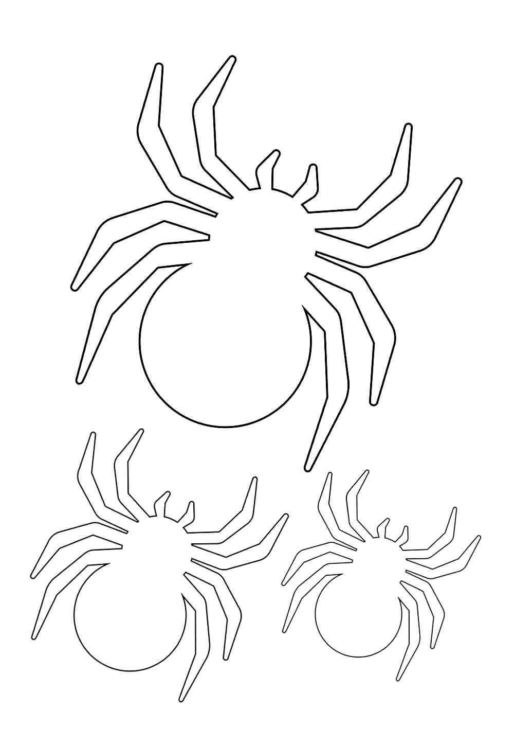 Spinnen Ausmalbilder 099