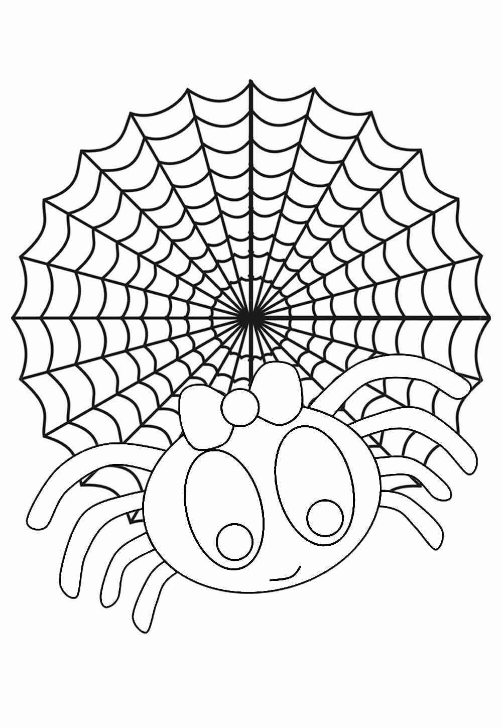 Spinnen Ausmalbilder 444