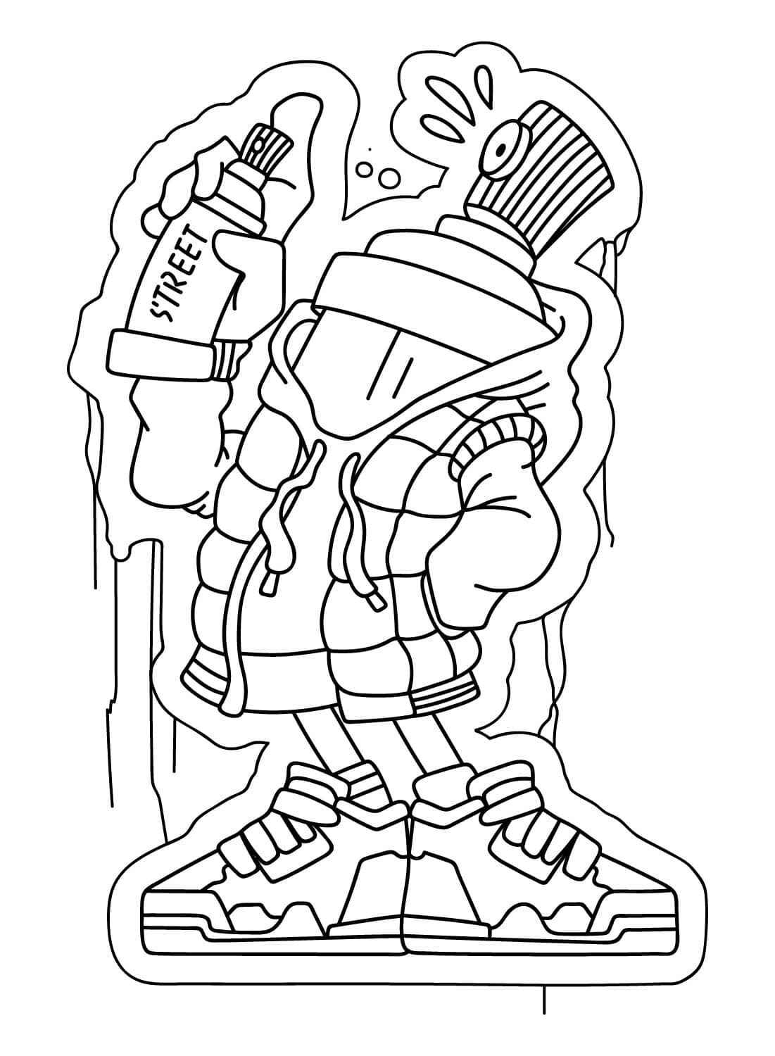 Sprühen Ausmalbilder 163