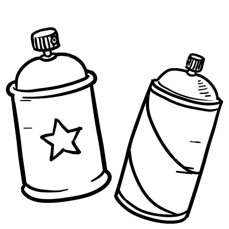 Sprühen Ausmalbilder 930