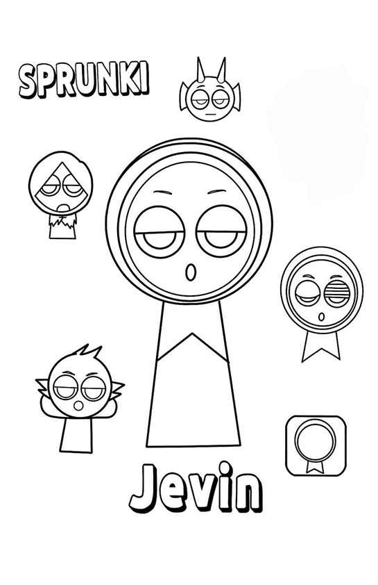 Sprunki Ausmalbilder 277