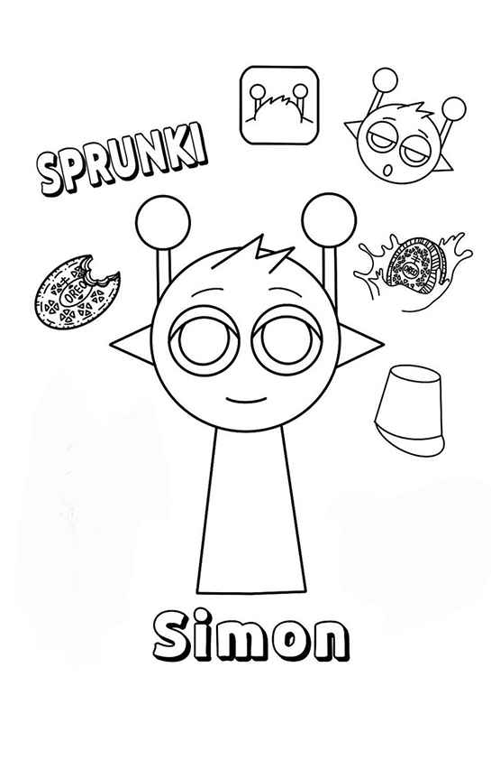 Sprunki Ausmalbilder 289